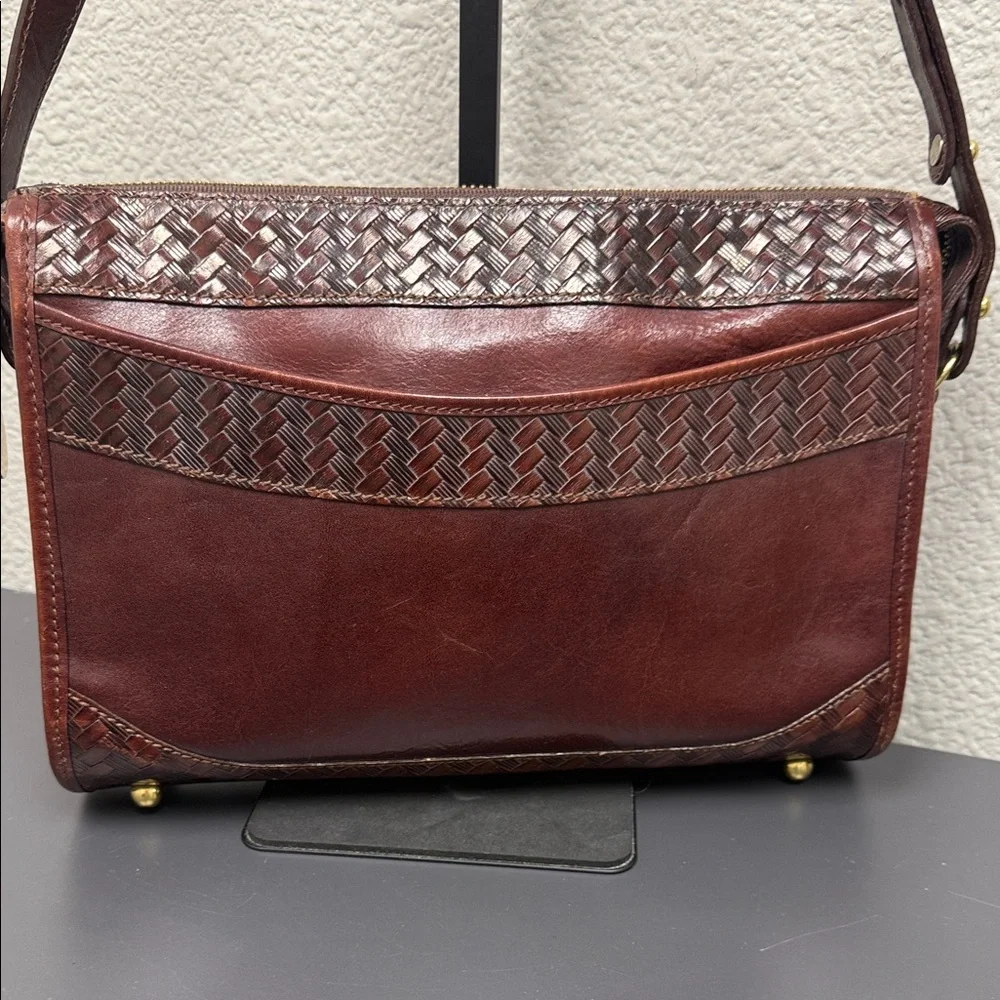 Vintage Brahmin Tucson Rich Brown Shoulder bag unlined